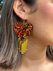 Love flame earrings