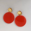 Carmela coral earrings