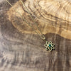 Birth month flower & stone necklace