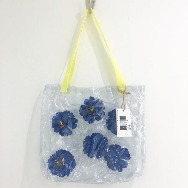 Blue flowers bag