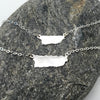 Puerto Rico Necklace unisex sterling silver