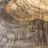 Birth month flower & stone necklace