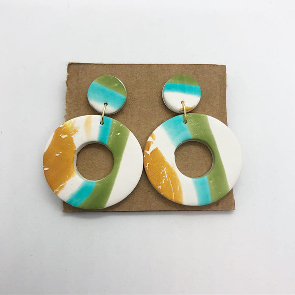 Circle earrings 2