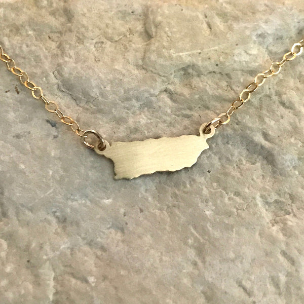 Puerto Rico Necklace gold