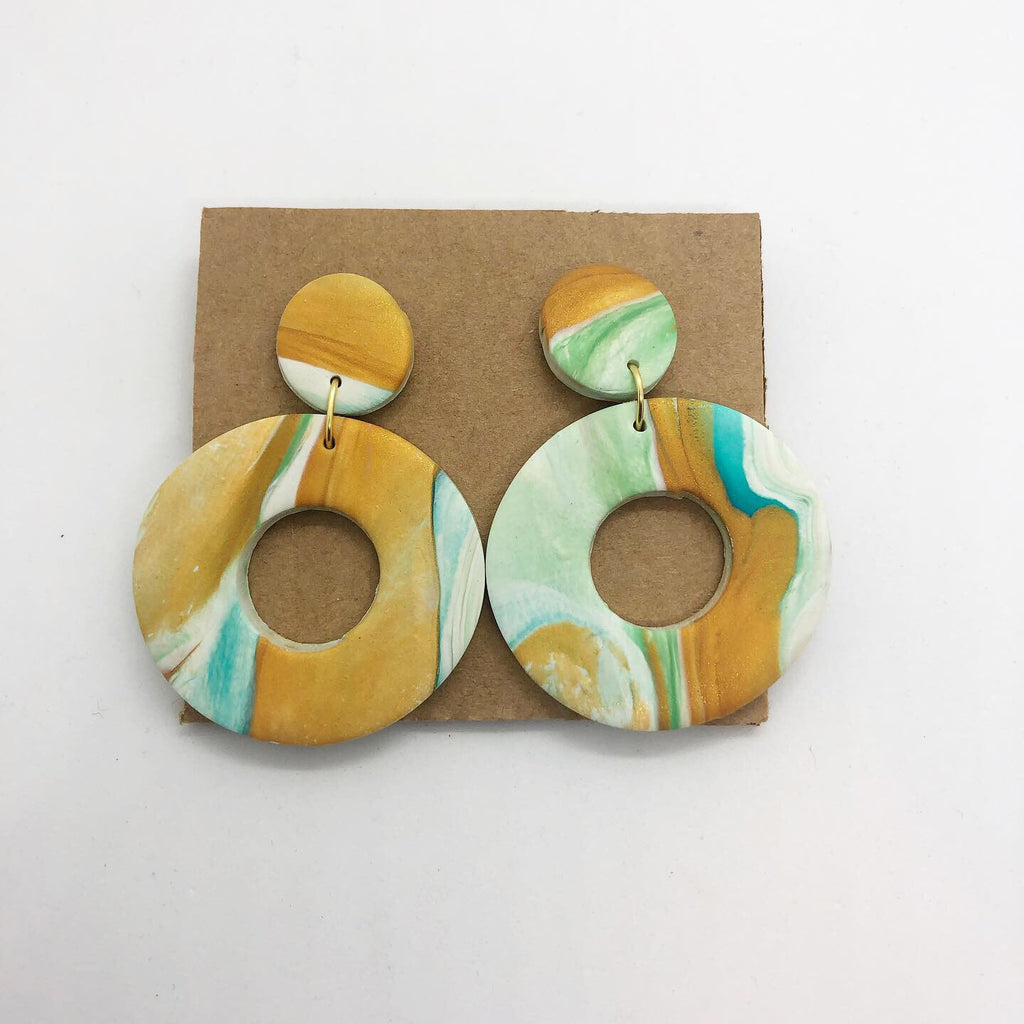 Circle earrings 3