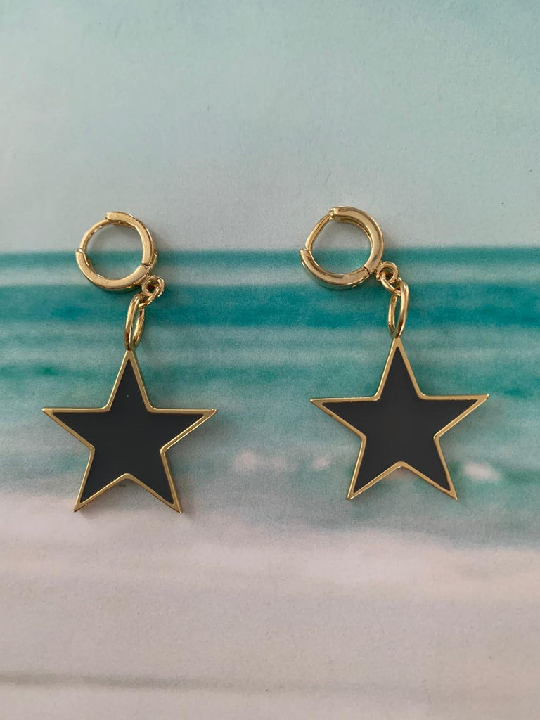 Grey Stars earrings