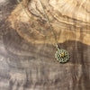 Birth month flower & stone necklace